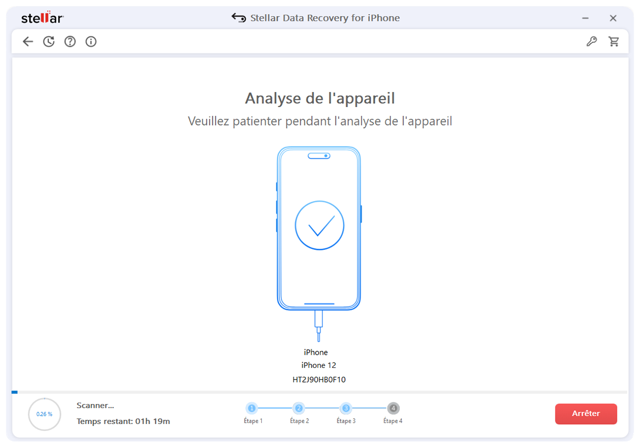 Sélectionnez « Scan de l' »